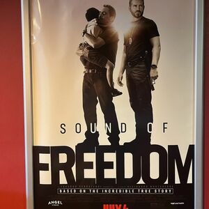 Sound of Freedom Movie theater poster